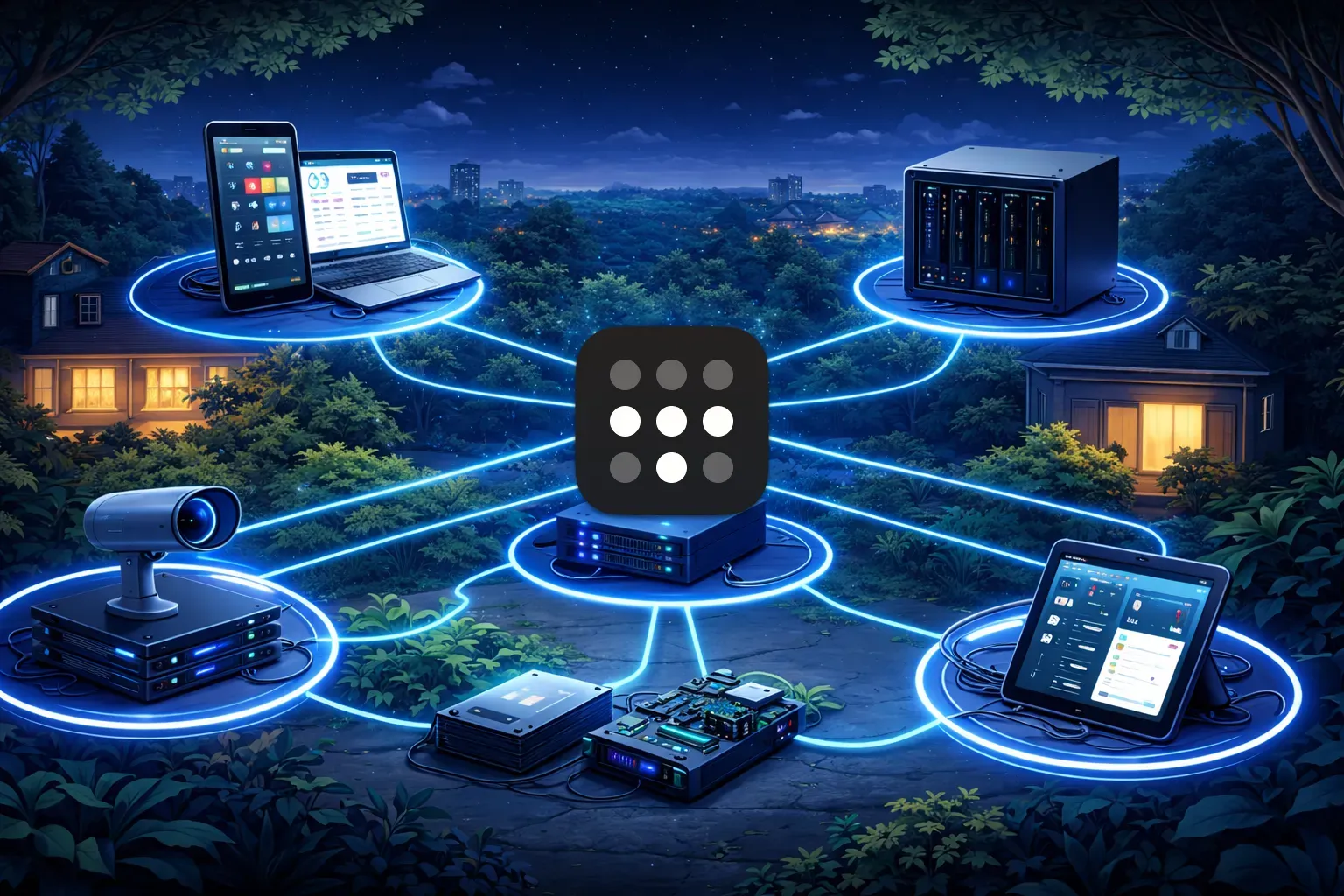 Tailscale is at the center of the homelab